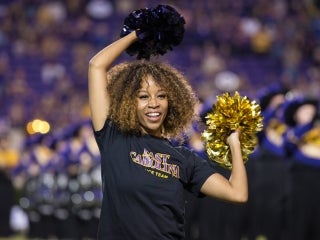 A cheerleader