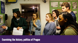 Examining the history, politics of Prague