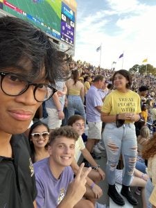 PURPLE HAZE: ECU entrance before ODU (SEPTEMBER 29, 2018) 