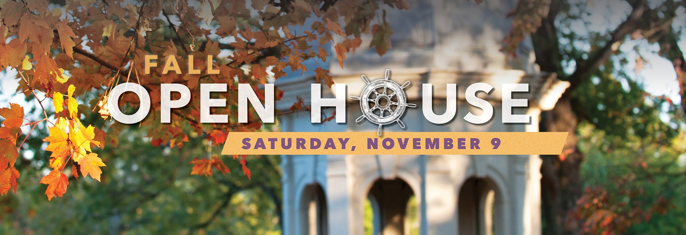 Fall Open House Saturday Nov 9